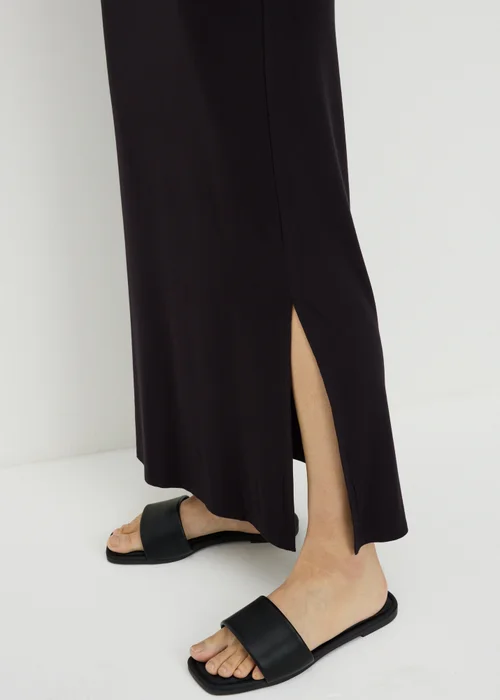 Black Jersey Maxi Skirt - 8 Image 2