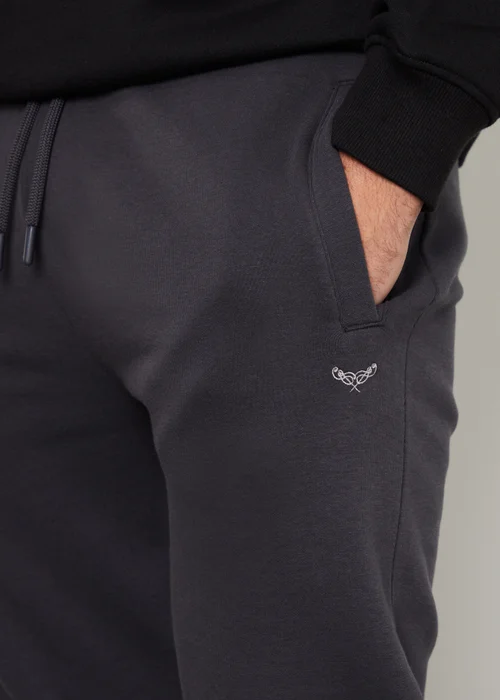 Threadbare Charcoal Cotton Blend Regular Fit Joggers - 2XL Image 4