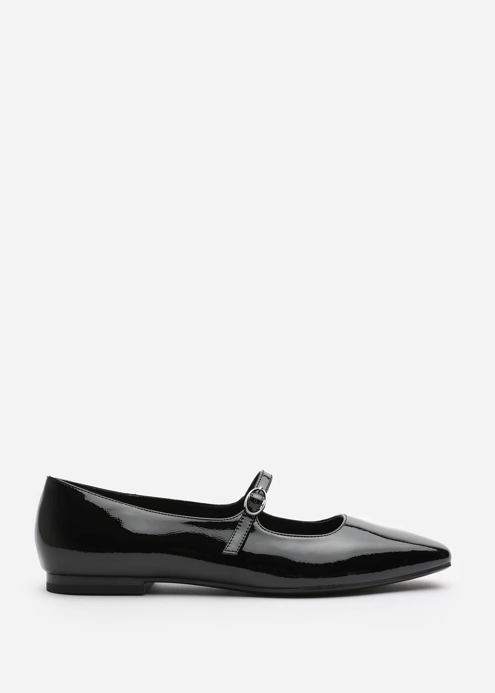 Where's That From Jennifer Black Patent Wide Fit Mary Jane Flats - 5 Image 2