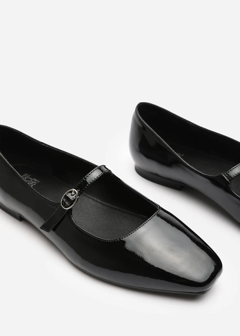 Where's That From Jennifer Black Patent Wide Fit Mary Jane Flats - 5 Image 4