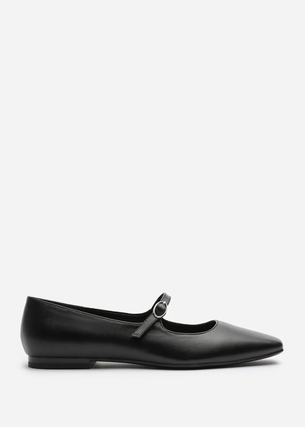 Where's That From Jennifer Black PU Wide Fit Mary Jane Flats - 4 Image 2