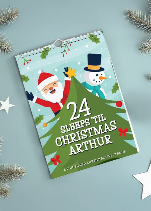 Personalised Memento Company Multi 24 Sleeps Christmas Activity Advent Calendar - One Size Image 2