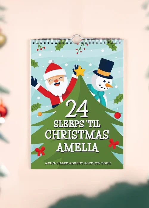 Personalised Memento Company Multi 24 Sleeps Christmas Activity Advent Calendar - One Size Image 1
