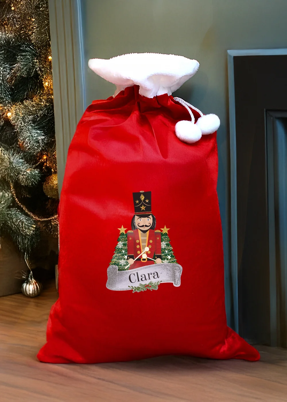 Personalised Memento Company Red Nutcracker Sack - One Size Image 2