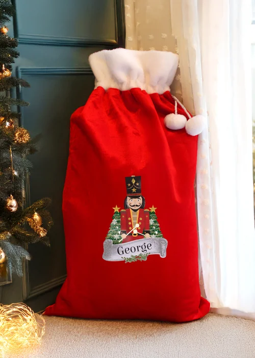 Personalised Memento Company Red Nutcracker Sack - One Size Image 1