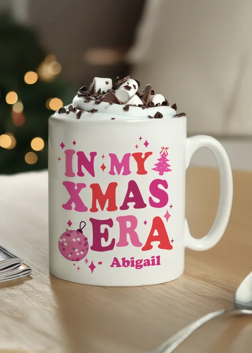 Personalised Memento Company White In My Christmas Era Mug - One Size Image 2