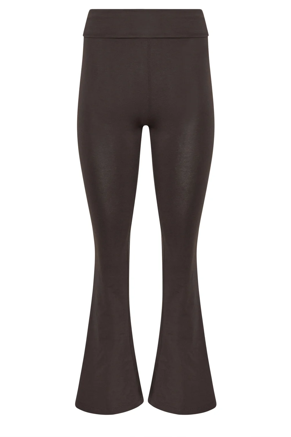 PixieGirl Petite Chocolate Brown Fold Over Flared Leggings - 18/l27 Image 5