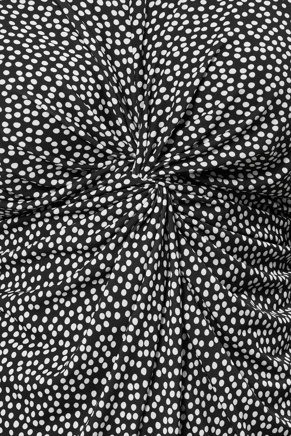 Evans Curve Black & White Polka Dot Twist Front Top - Size 26-28 Clothing Image 5