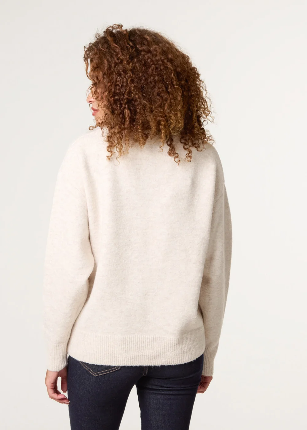 Blue Vanilla Stone Round Neck Jumper - L/XL Image 5
