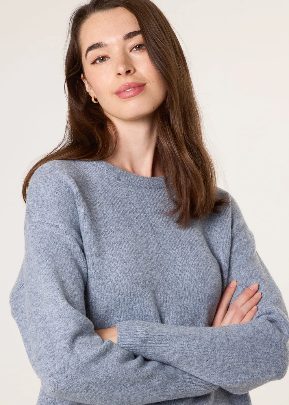 Blue Vanilla Blue Round Neck Jumper - L/XL Image 3