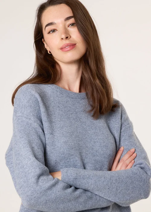 Blue Vanilla Blue Round Neck Jumper - L/XL Image 3