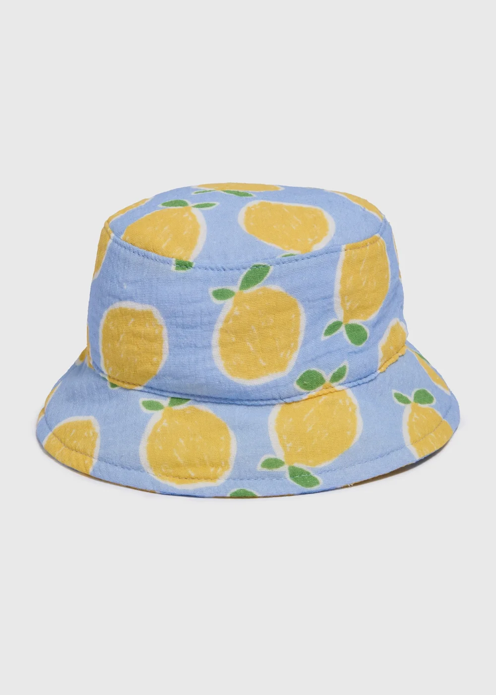 Baby Blue Lemon Bucket Hat (Newborn-24mths) - Up to 1 Month Image 1