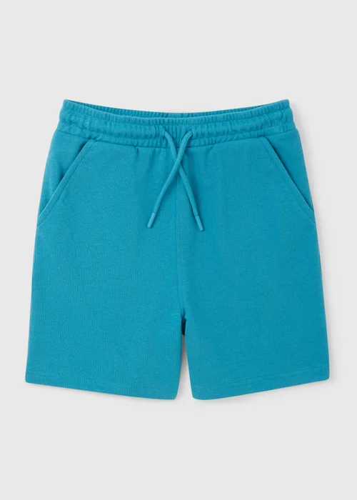 Boys Teal Jogger Shorts (7-15yrs) - 8 Yrs Image 1