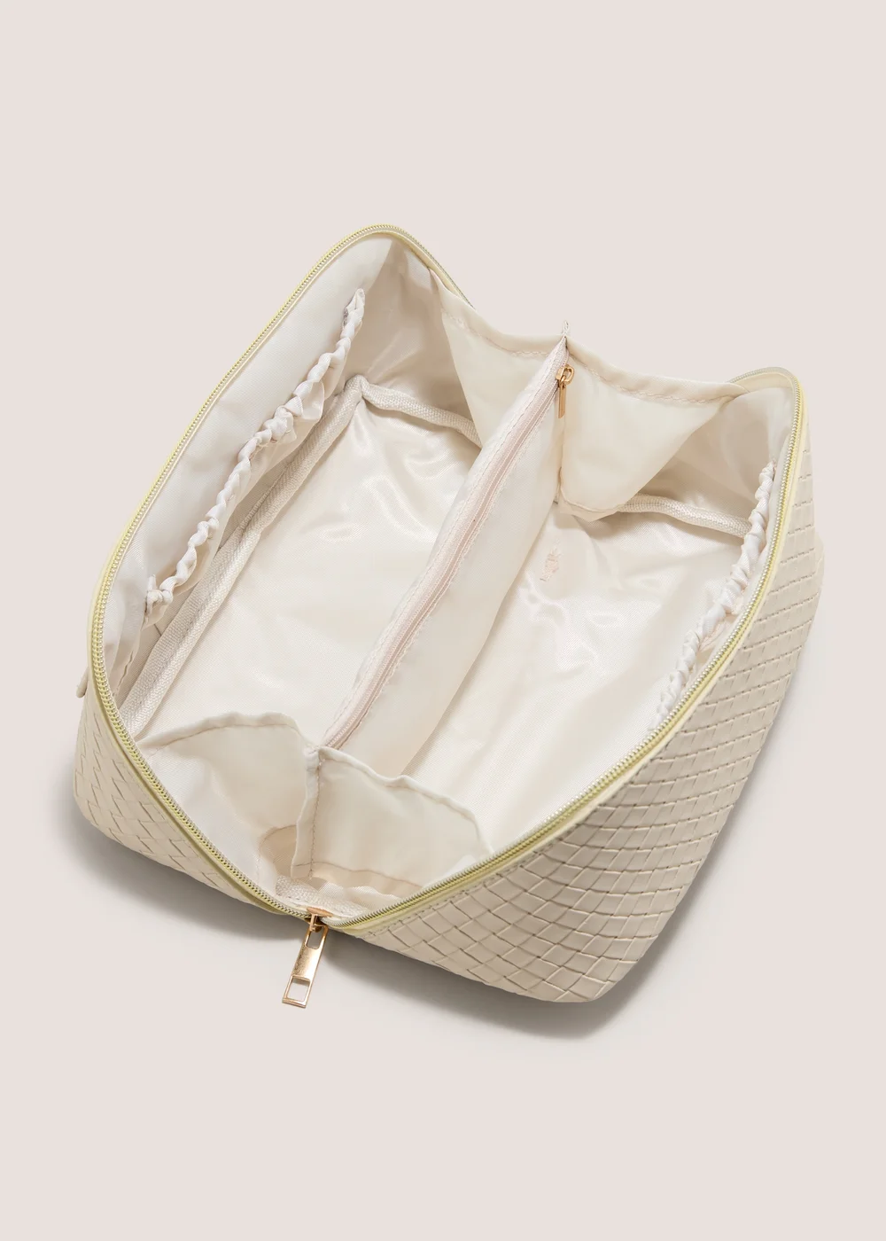 Natural Woven Makeup Bag Image 2