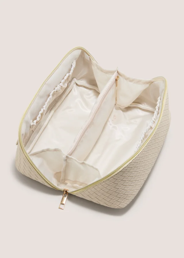 Natural Woven Makeup Bag