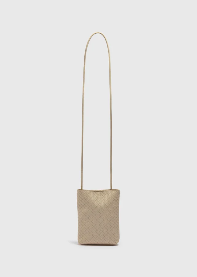 Natural Woven Phone Bag