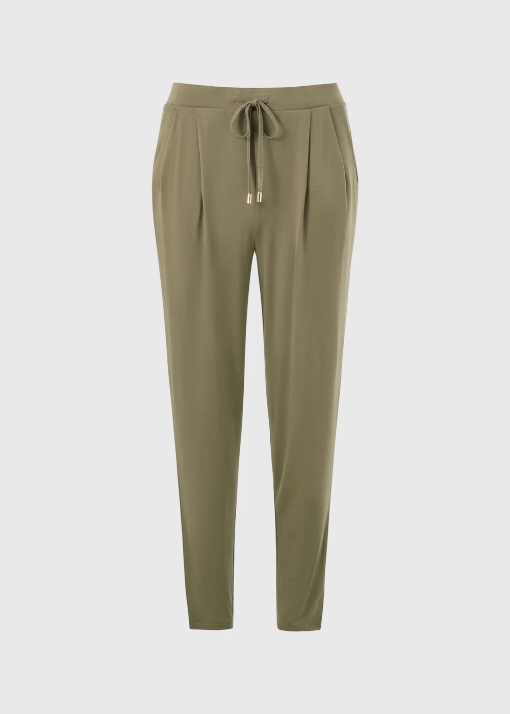 Khaki Harem Trousers - Size 8 Image 4