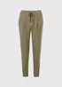 Khaki Harem Trousers - Size 8 Image 4