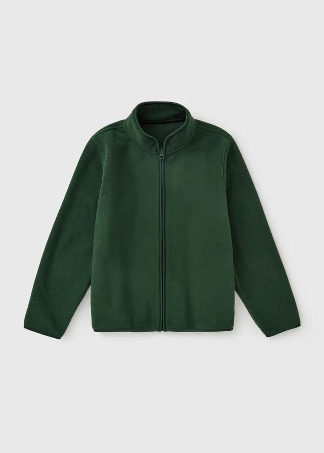 Kids Green Zip Fleece (3-13yrs)
