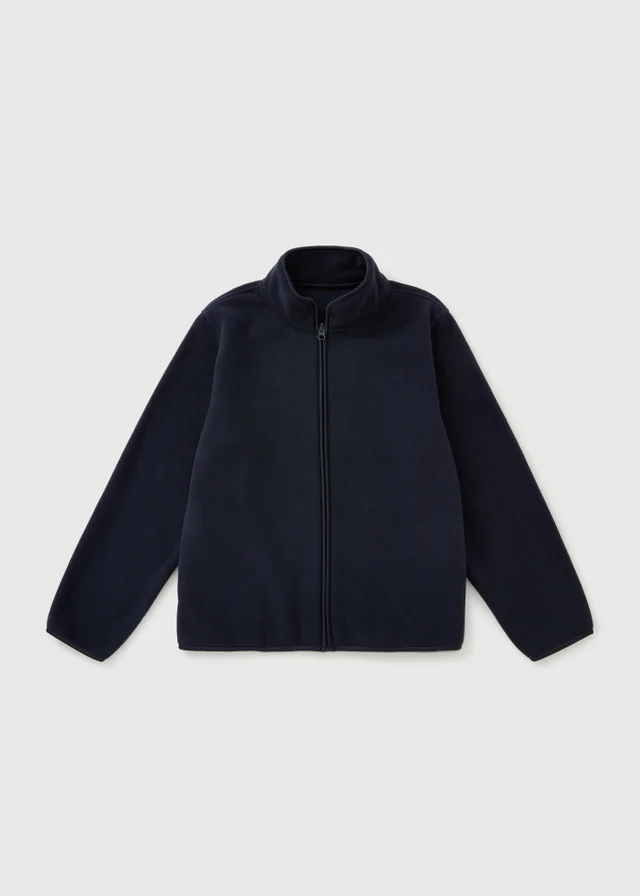 Kids Navy Zip Fleece (3-13yrs)