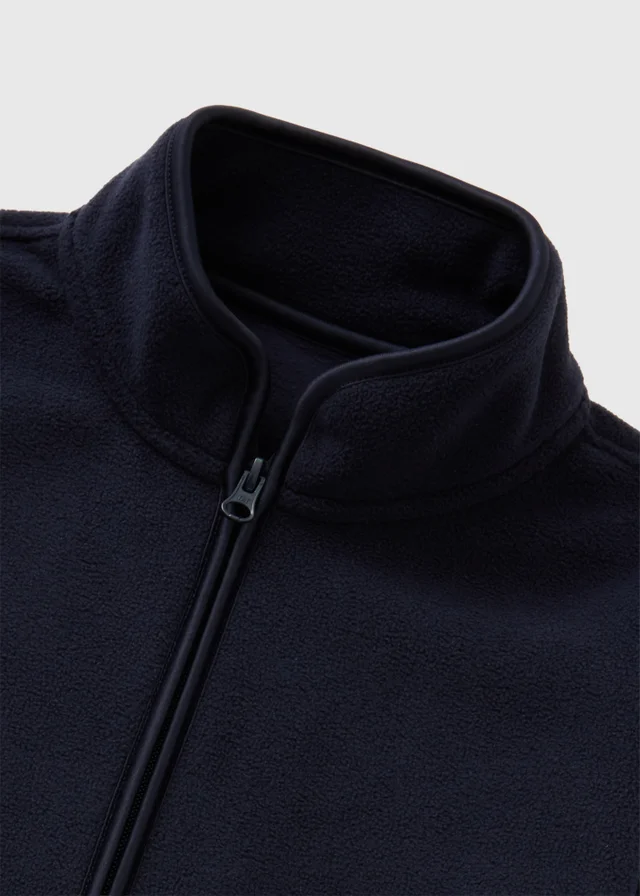 Kids Navy Zip Fleece (3-13yrs)