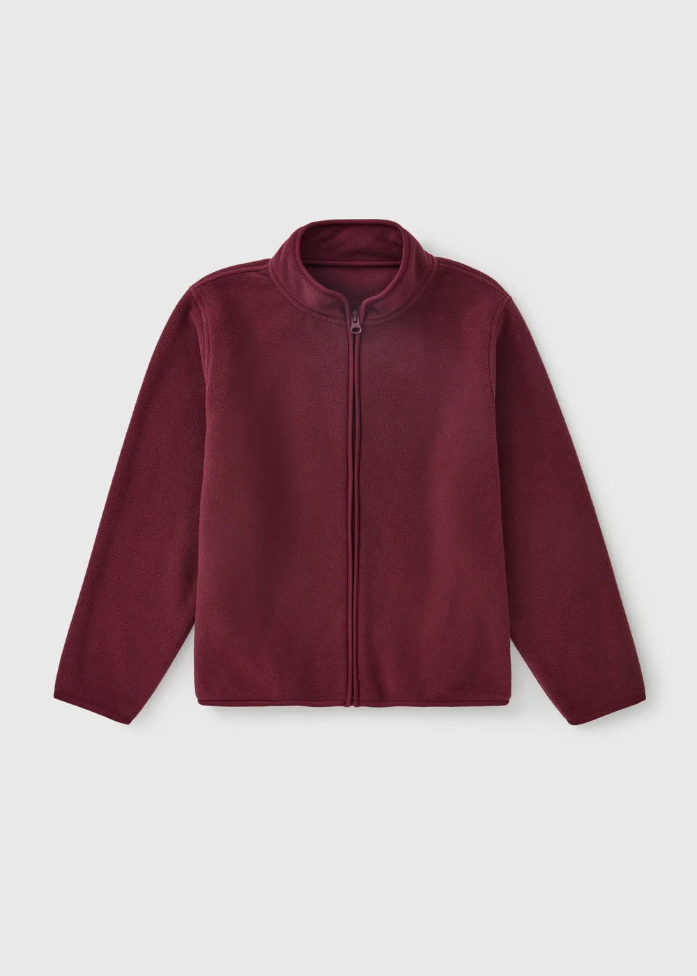Kids Burgundy Zip Fleece (4-13yrs) - 4 Yrs Image 1