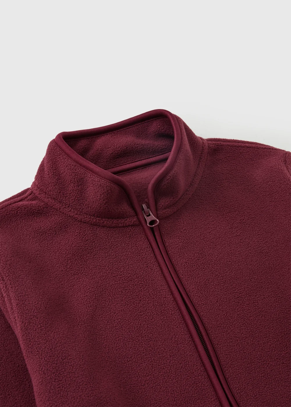 Kids Burgundy Zip Fleece (4-13yrs) - 4 Yrs Image 2