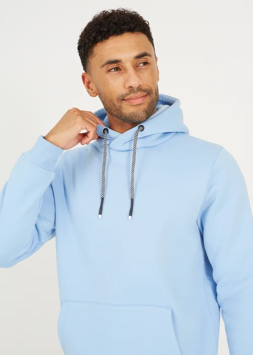Brave Soul Blue Hoodie With Kangaroo Pocket - 2XL Image 3