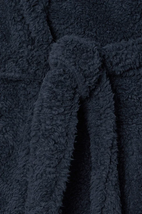 BadRhino Navy Blue Borg Dressing Gown - 4XL Image 5