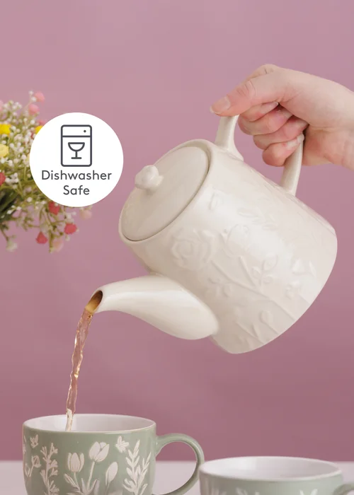 Mason Cash cream In the Meadow Teapot - One Size Image 6