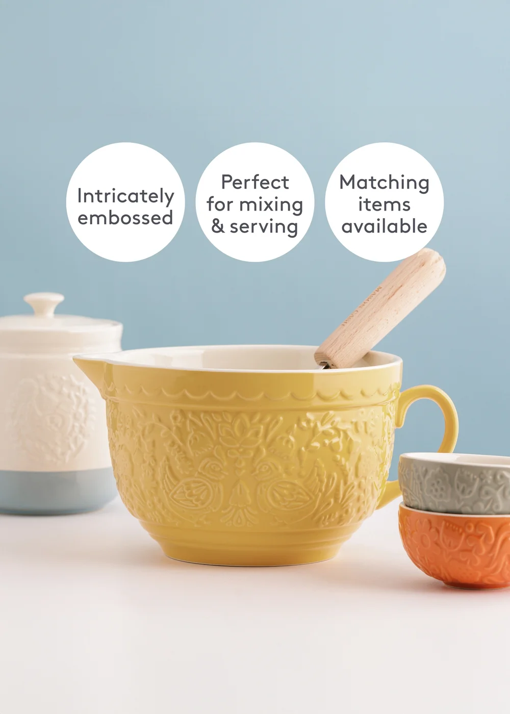 Mason Cash Yellow Home to Roost Batter Bowl - One Size Image 5