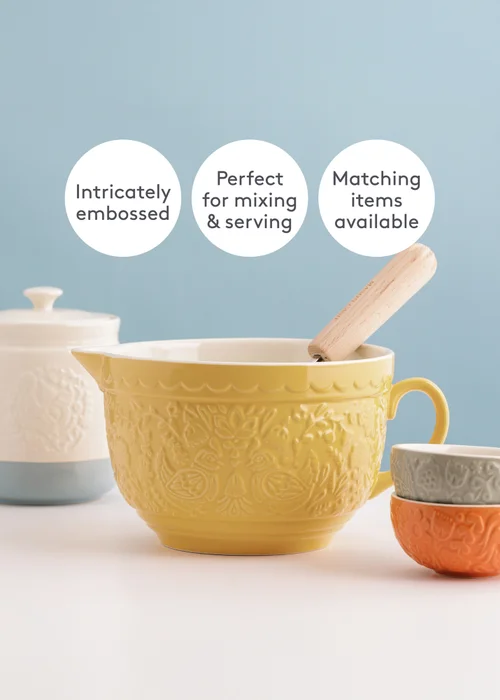 Mason Cash Yellow Home to Roost Batter Bowl - One Size Image 5