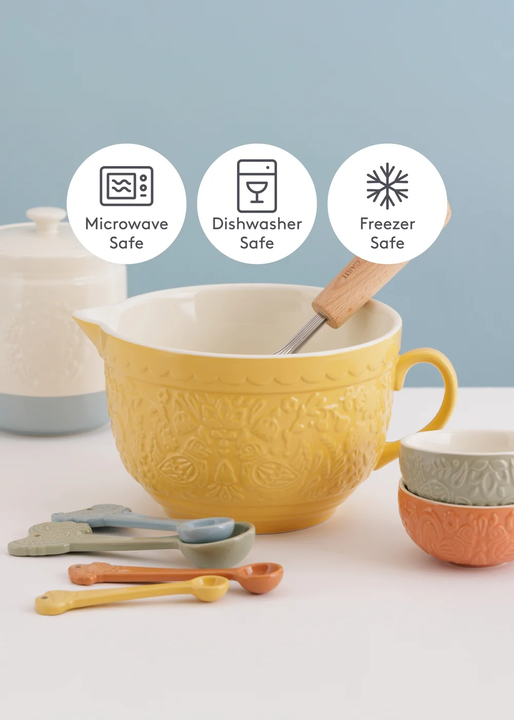 Mason Cash Yellow Home to Roost Batter Bowl - One Size Image 6