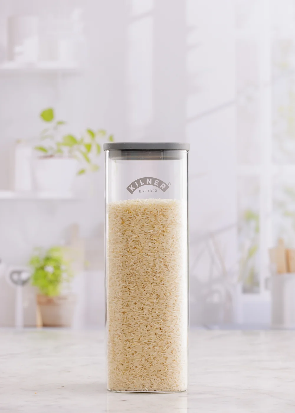 Kilner Fresh Storage Square 2L Jars Set of 2 - One Size Image 2