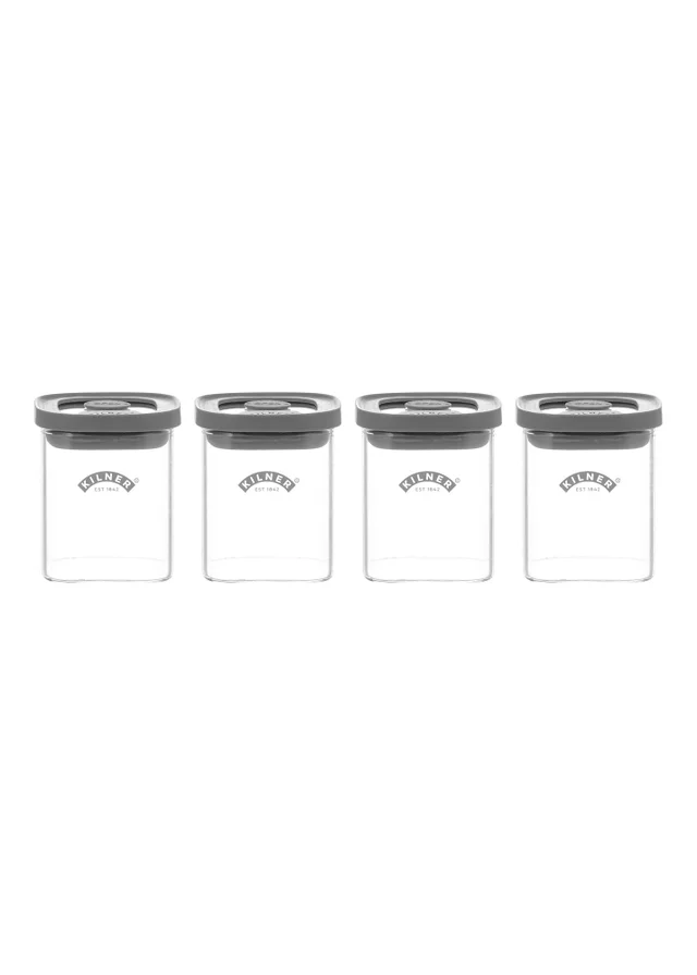 Kilner Fresh Storage 4 Piece Spice Jar Set 0.16L