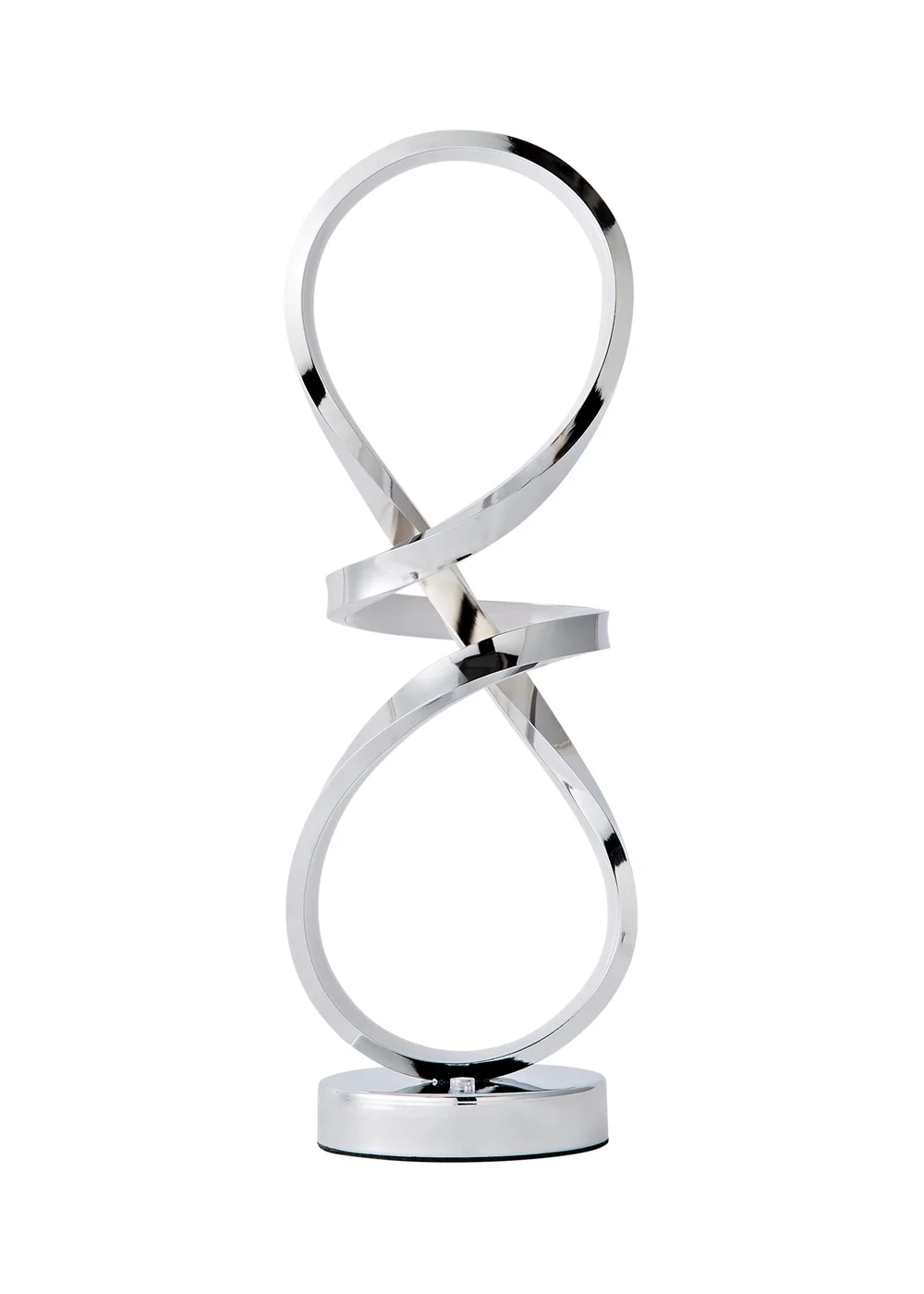 ValueLights Infinity Swirl Integrated LED Touch Dimmer Table Lamp - One Size Image 5