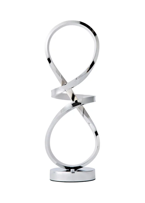 ValueLights Infinity Swirl Integrated LED Touch Dimmer Table Lamp - One Size Image 5