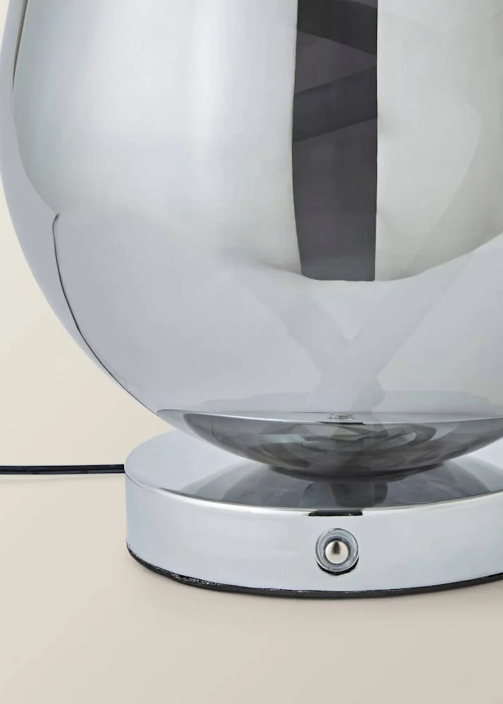 ValueLights Helix Smoked Glass Integrated LED Table Lamp - One Size Image 5