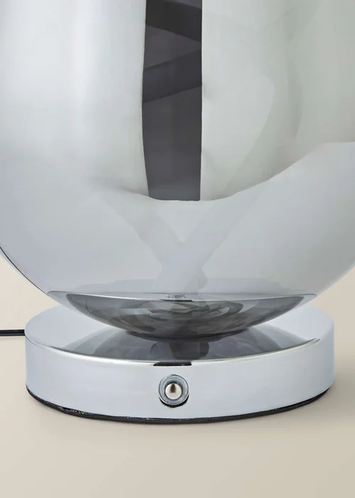 ValueLights Helix Smoked Glass Integrated LED Table Lamp - One Size Image 6