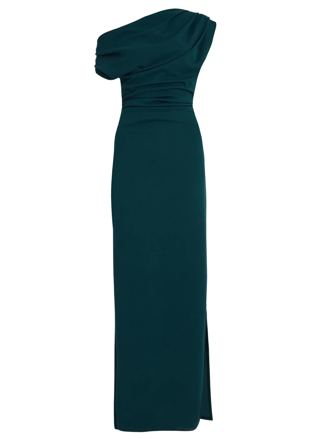 quiz asymmetric dress QUIZ Women's Mesh Frill Asymmetric Midi Dress