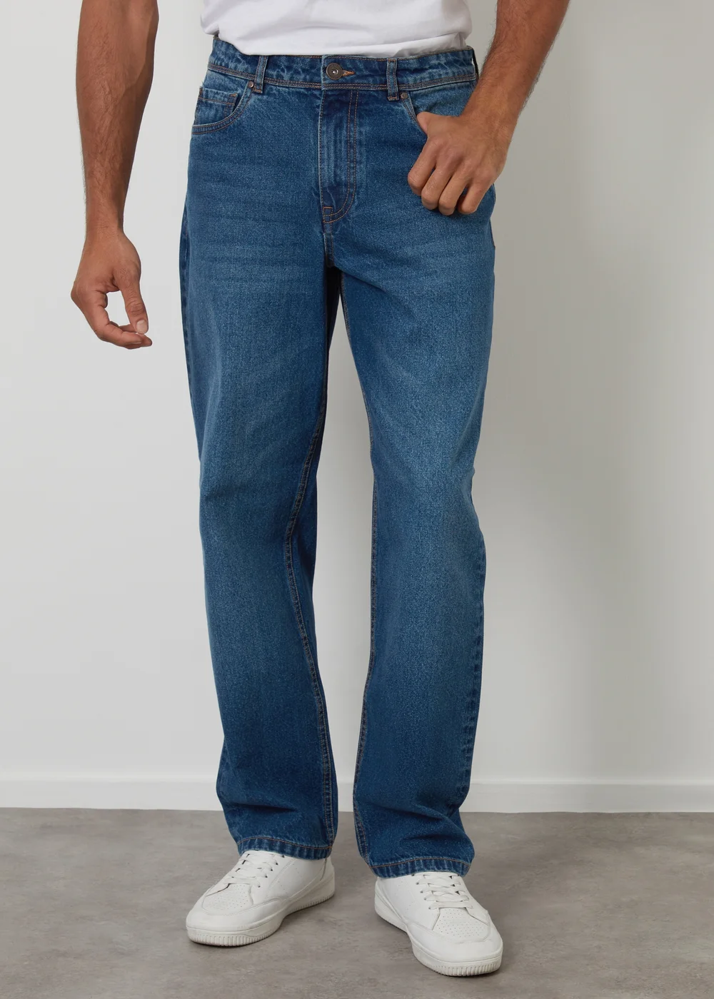 Threadbare Blue Loose Fit Jeans - 30/L32 Image 1