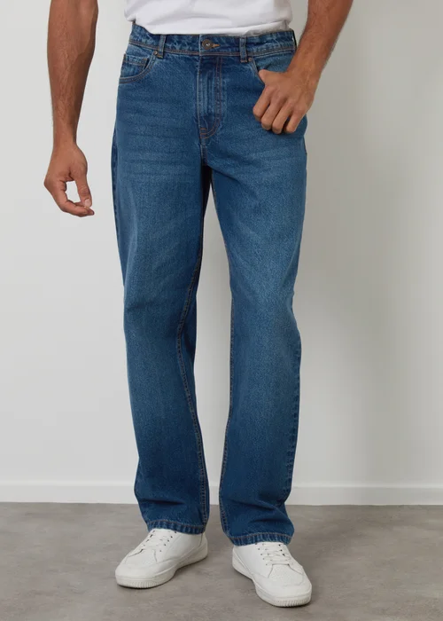 Threadbare Blue Loose Fit Jeans - 30/L32 Image 1