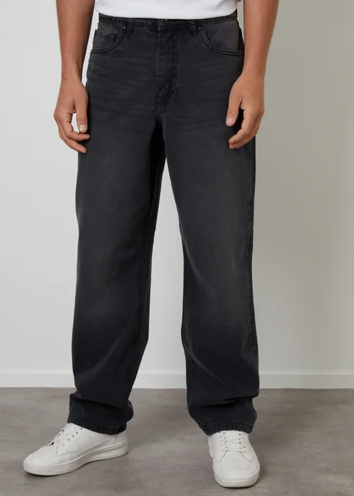 Threadbare Grey Loose Fit Jeans - 32/L32 Image 1