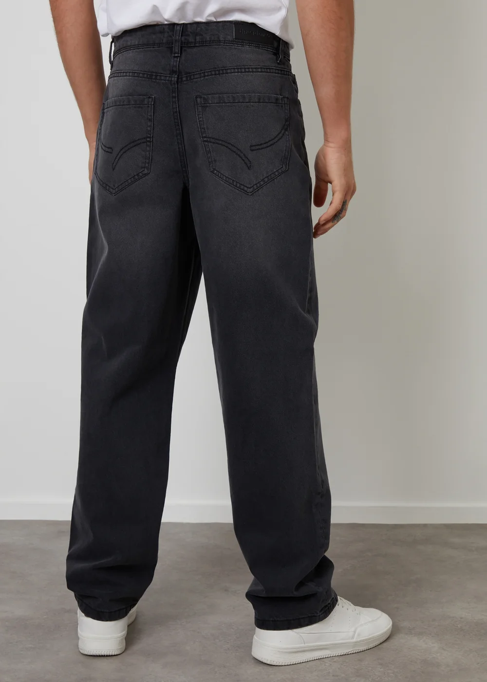 Threadbare Grey Loose Fit Jeans - 32/L32 Image 2
