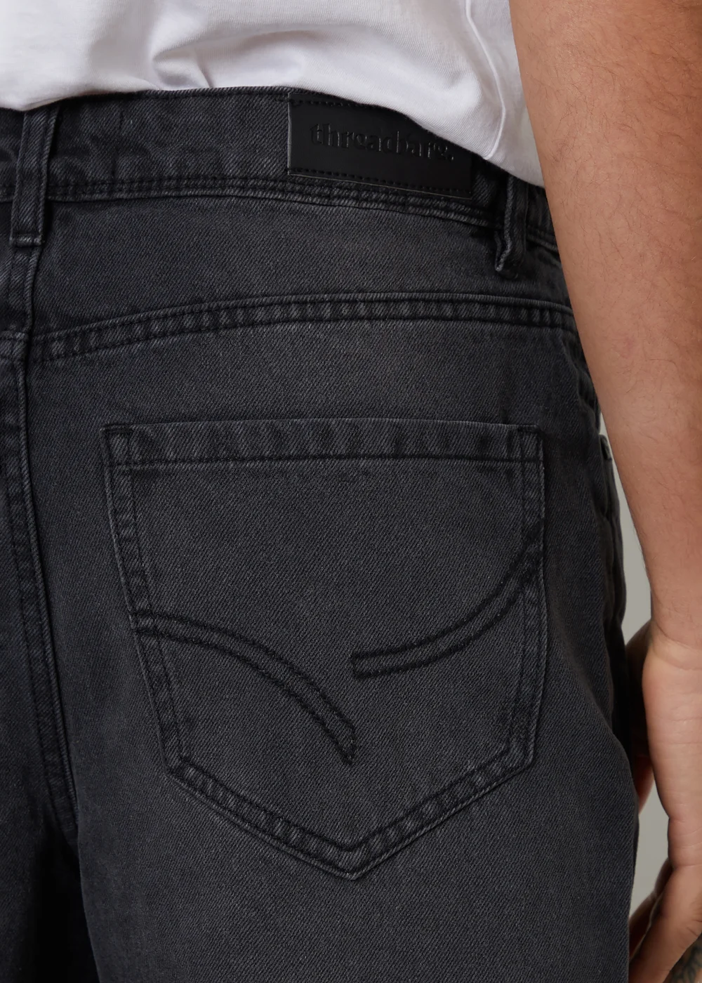 Threadbare Grey Loose Fit Jeans - 32/L32 Image 4