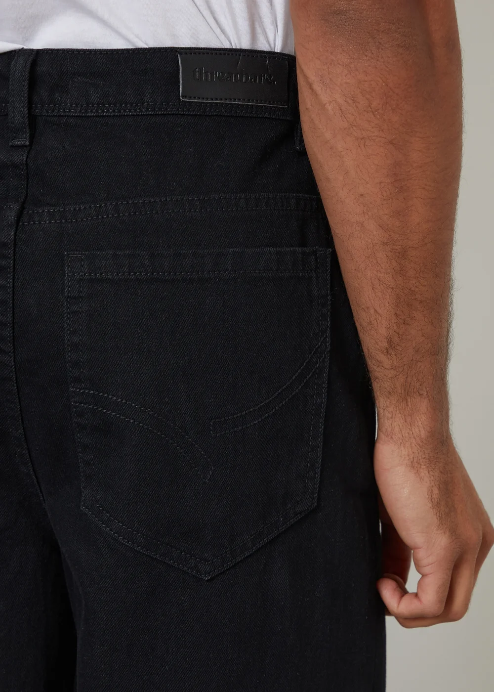 Threadbare Black Baggy Fit Jeans - 32/L32 Image 4