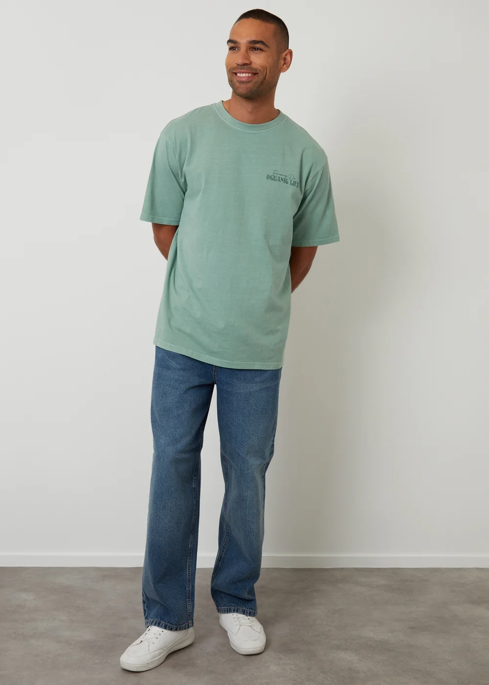 Threadbare Blue Baggy Fit Jeans - 32/L32 Image 3
