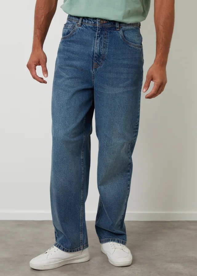 Threadbare Blue Baggy Fit Jeans