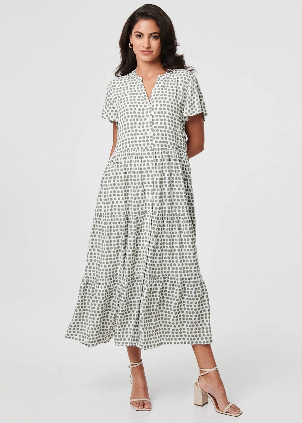 short sleeve midi dress uk 19Momme Silk Short Sleeve Crew Neck Midi Dress With Side Pockets UK -SILKSILKY