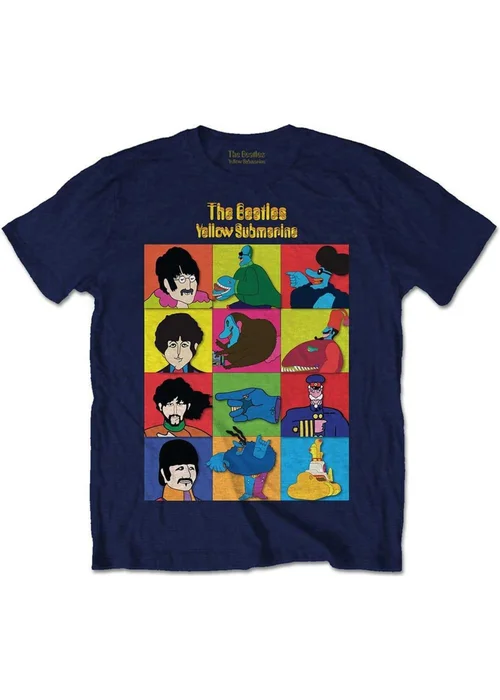 The Beatles Kids Navy Submarine Characters T-Shirt (1-14yrs) - 1-2 Yrs Image 1